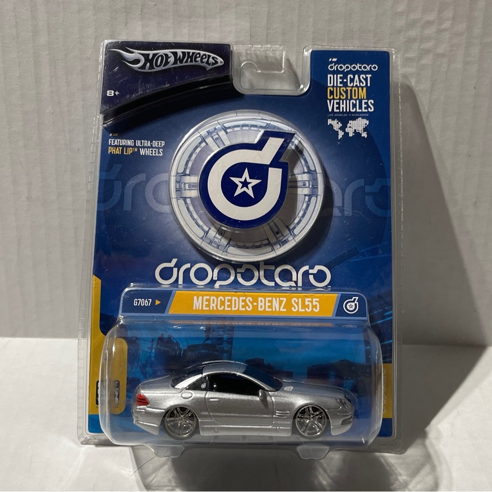 Hot Wheels 2005 Dropstars Series MERCEDES-BENZ SL55 (Silver) 1:50 scale NICE